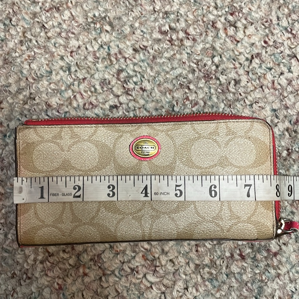 Coach long wallet - Picture 6 of 10